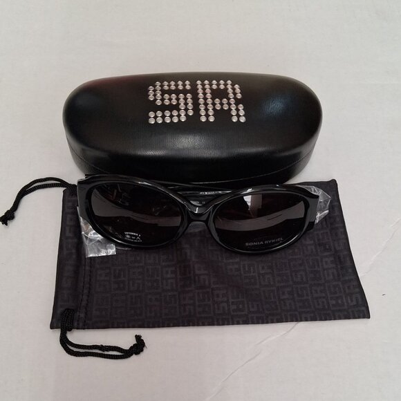 Sonia Rykiel 7631 00 Women\'s Sunglasses Cat 3 Black New Designer Eyewear